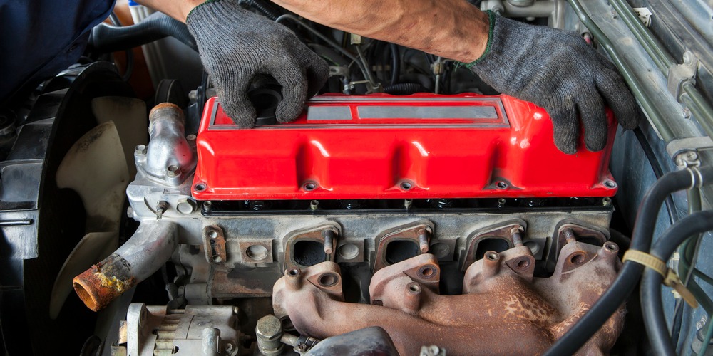 diesel repair service mechanic working on diesel vehicle